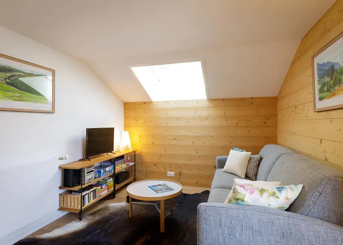 L'adret, 3,5 Pieces Dans Les Combles. Apartamento Gryon